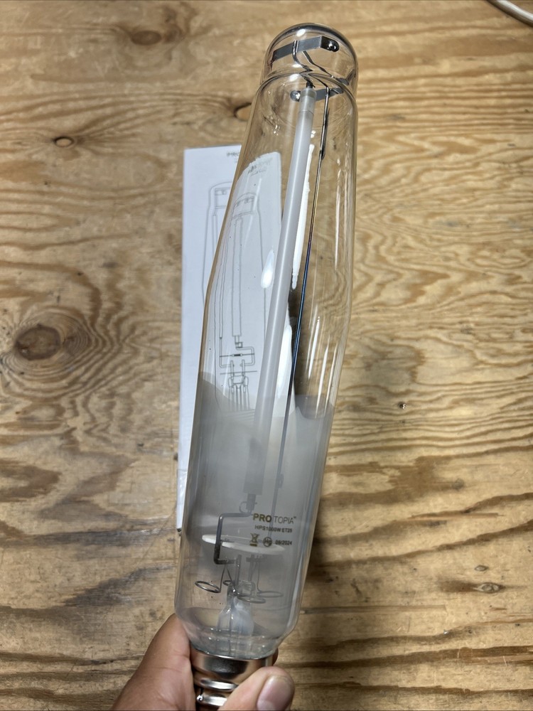 ProTopia HPS 1000W ET25 Light Bulb USED See Photos