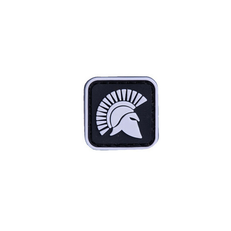 2 PCS MINI Spartacus Gladiatus Rome Fighters PATCH GLOW IN DARK