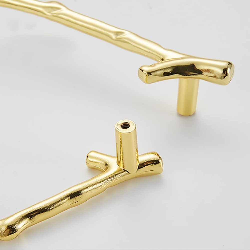 10Pcs Branch Pulls Vintage Tree Twig Branch Cabinet Knobs Pull Handle,3.8" CC...