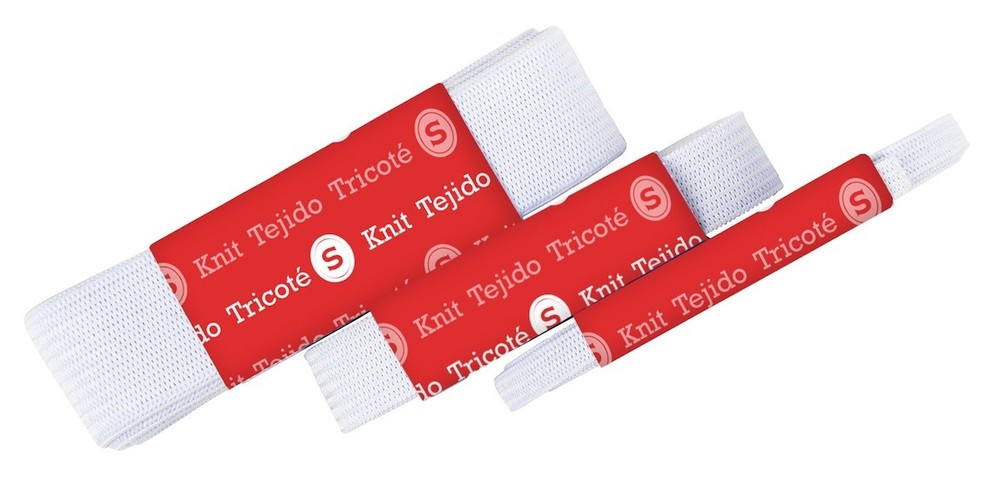 Quick Drying Polyester Elastic 3/Pkg White