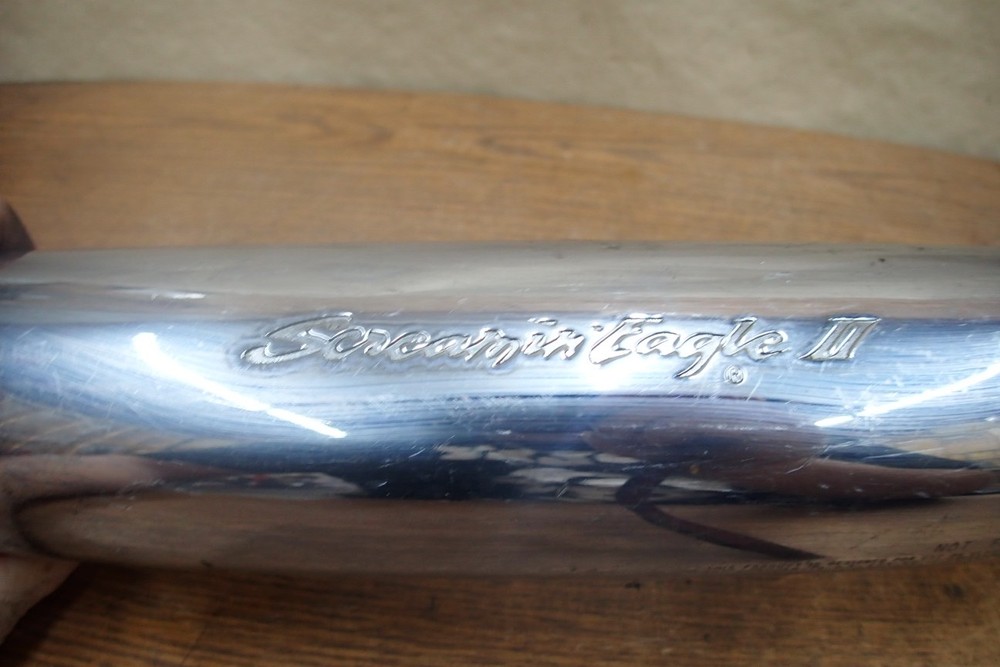 HARLEY DAVIDSON CHROME SCREAMIN EAGLE II EXHAUST PIPE HEADER MUFFLER