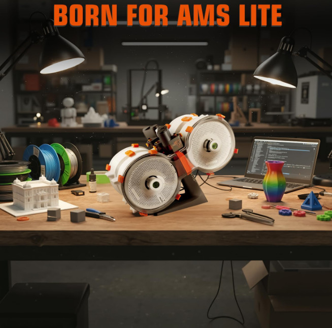 Howarx Enclosure for Bambu Lab AMS Lite Multi-Color 3D Printing System
