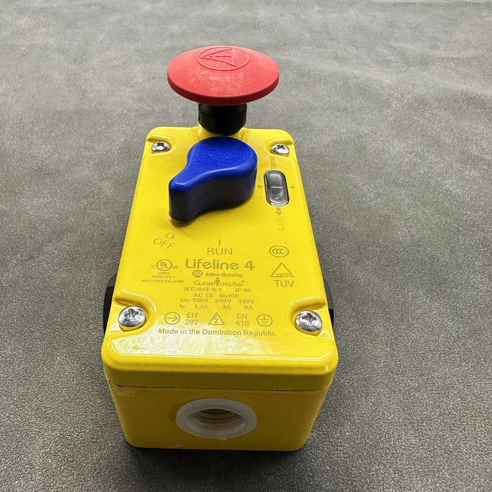 Guardmaster Lifeline 4 Cable Pull Rrope Switch 440E-L13042 For Allen Bradley