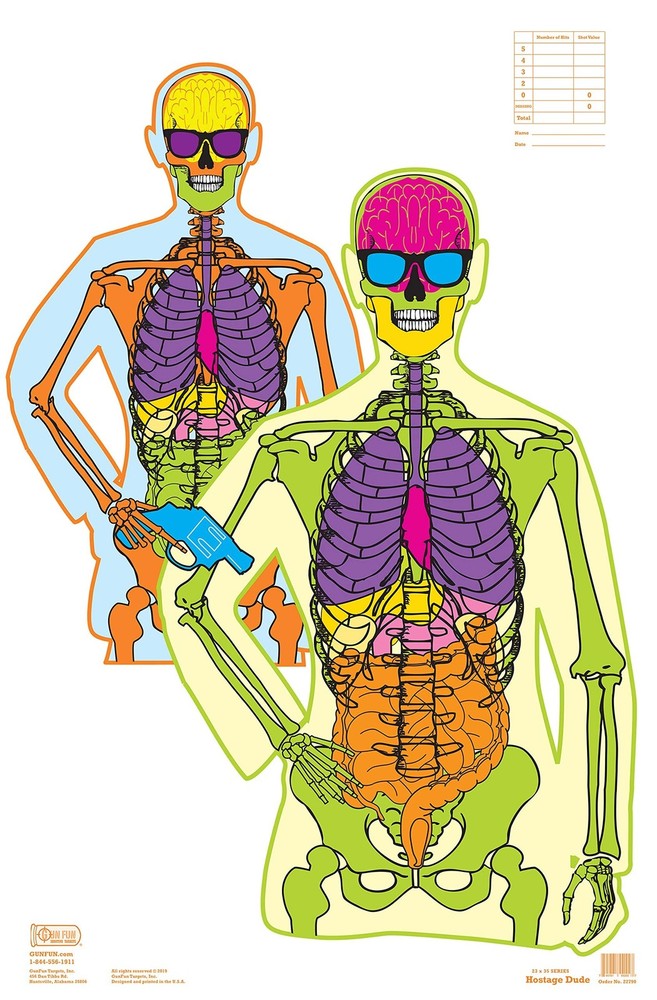 GunFun Aggressor - 9 Pack - 23x35