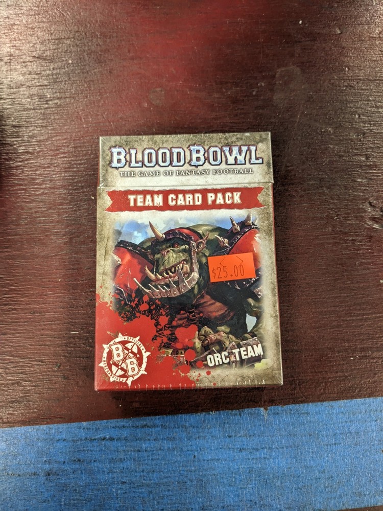 Ork Team Card Pack Blood Bowl 2017 Games Workshop
