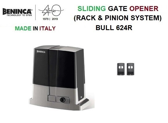 BENINCA SLIDE GATE OPENER / OPERATOR (BULL624R)