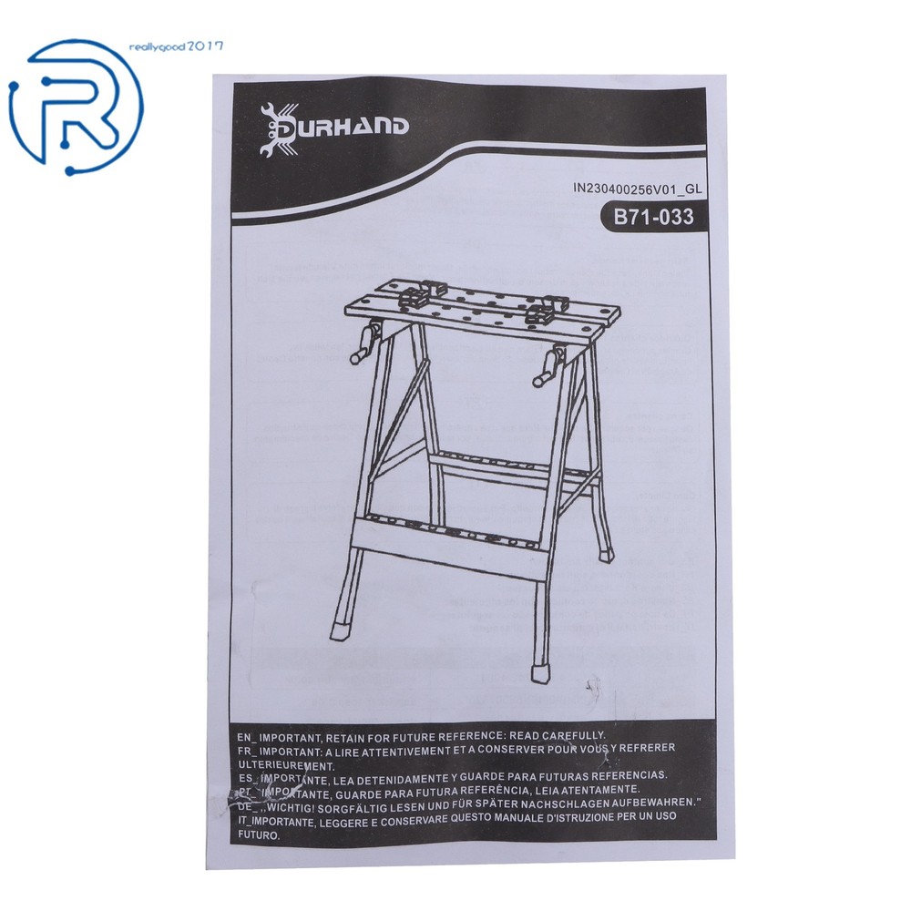 Folding Workbench 220lbs,Vise Garage Steel Work Table Workshop Tool Storage