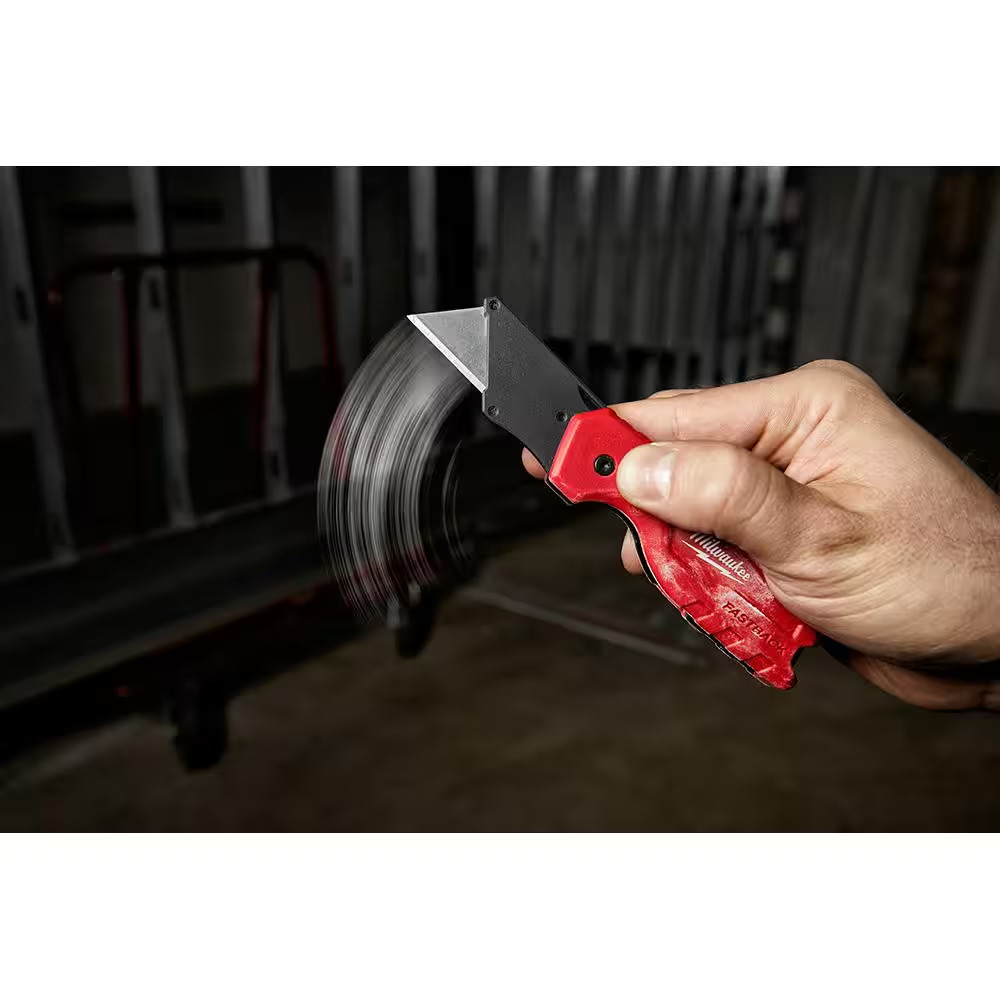 FASTBACK Compact Folding Utility Knife with General Purpose Blade (12-Pack)
