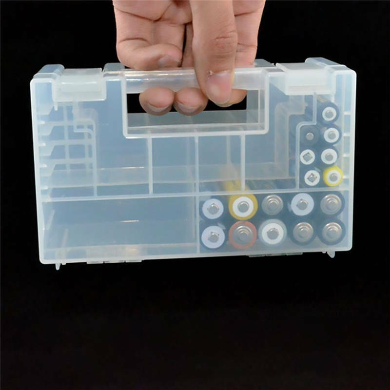 Plastic Battery Box Storage Case Holder Organizer Portable for AA AAA Batteries