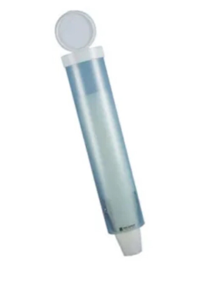 4 Pcs. San Jamar Plastic Pull-Type Water Cup Dispenser, 16 Inches, Blue C3165FBL