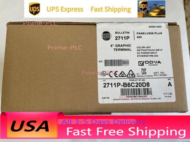 2711P-B6C20D8 AB PanelView Plus 6 Operator Interface 2711PB6C20D8 Spot Goods！