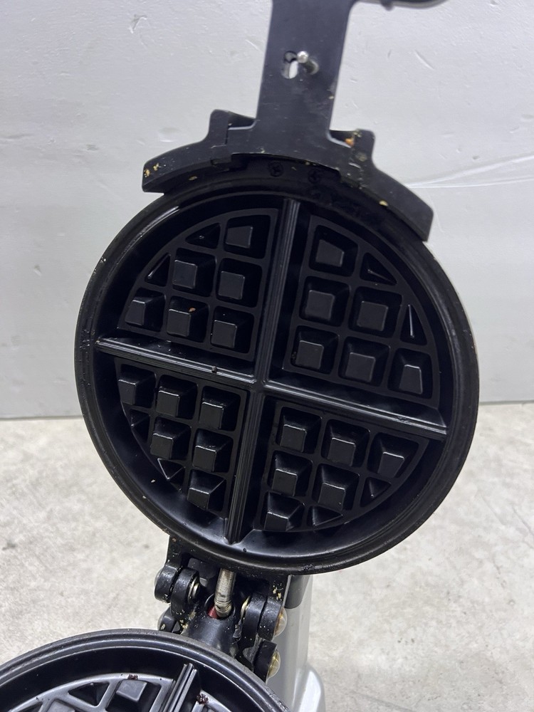 WARING PRO Professional Double Belgian Waffle Maker | WMK600 | Grey | TESTED