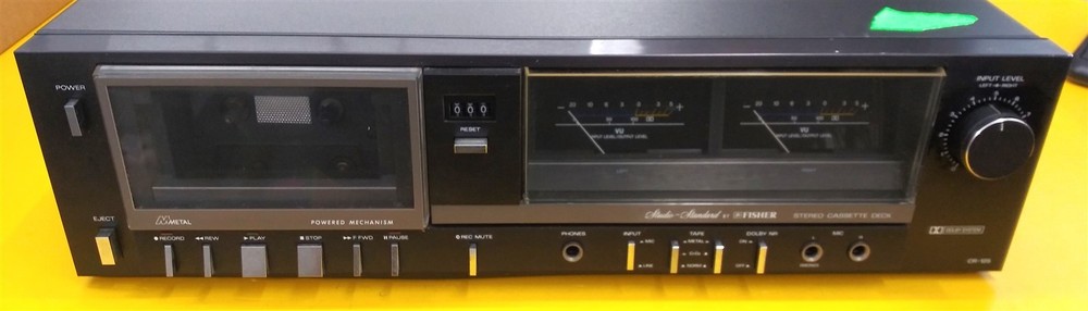 ⭐️⭐️⭐️⭐️⭐️ Fisher CR-125 Studio Standard Stereo Cassette Deck Player