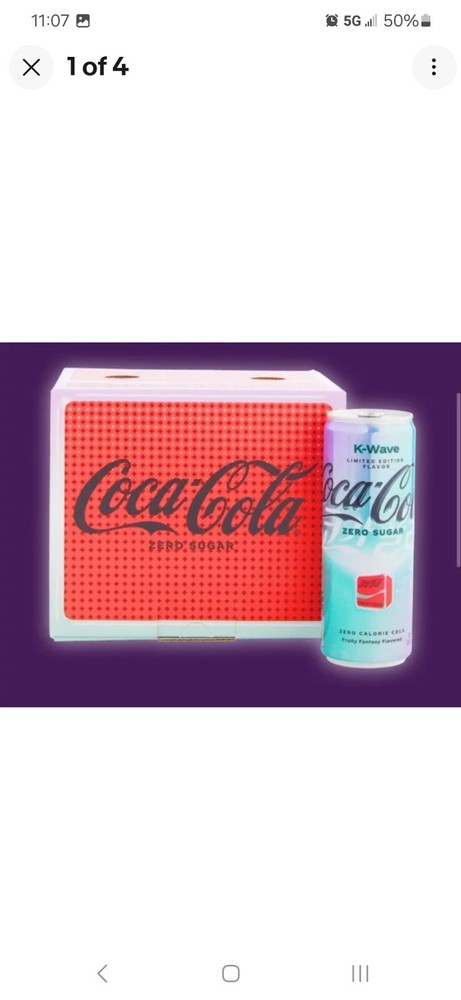 Coca-Cola Zero K-Wave K Pop Limited Edition Specialty Box