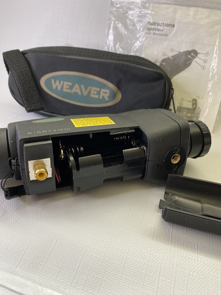 Weaver NightView Digital Night Vision Monocular Scope See Description