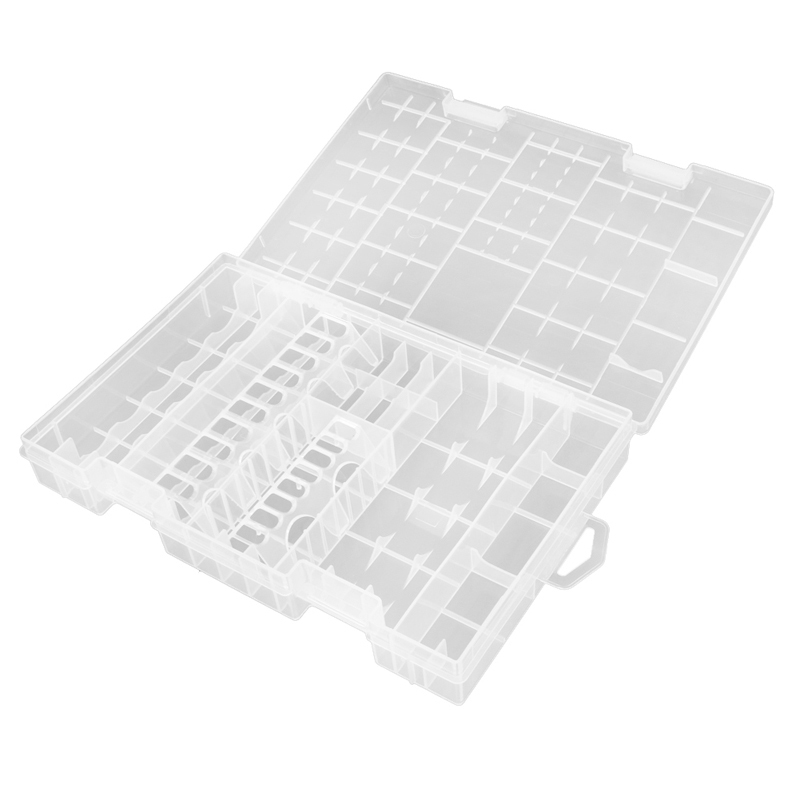Hard Plastic Battery Case Holder Storage Box Battery Container AAA/AA/C/D/9V