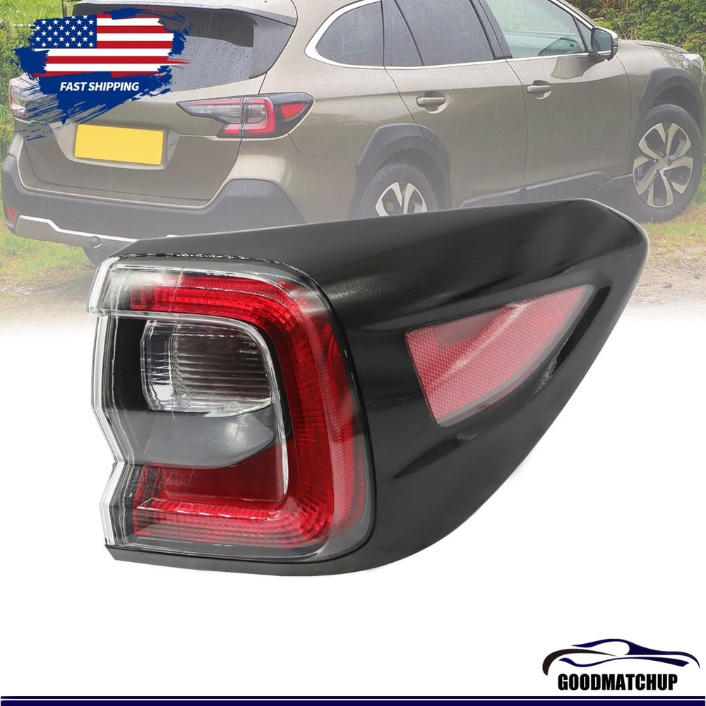 Passenger Side Outer LED Tail Light Assembly For 2020 2021-2024 Subaru Outback