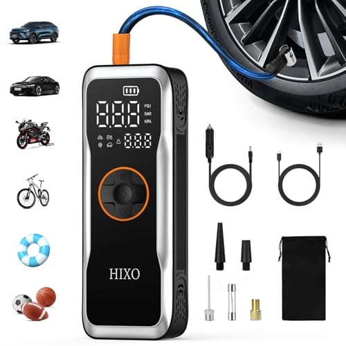 Tire Inflator Portable Air Compressor, 150PSI Air Compressor with Digital