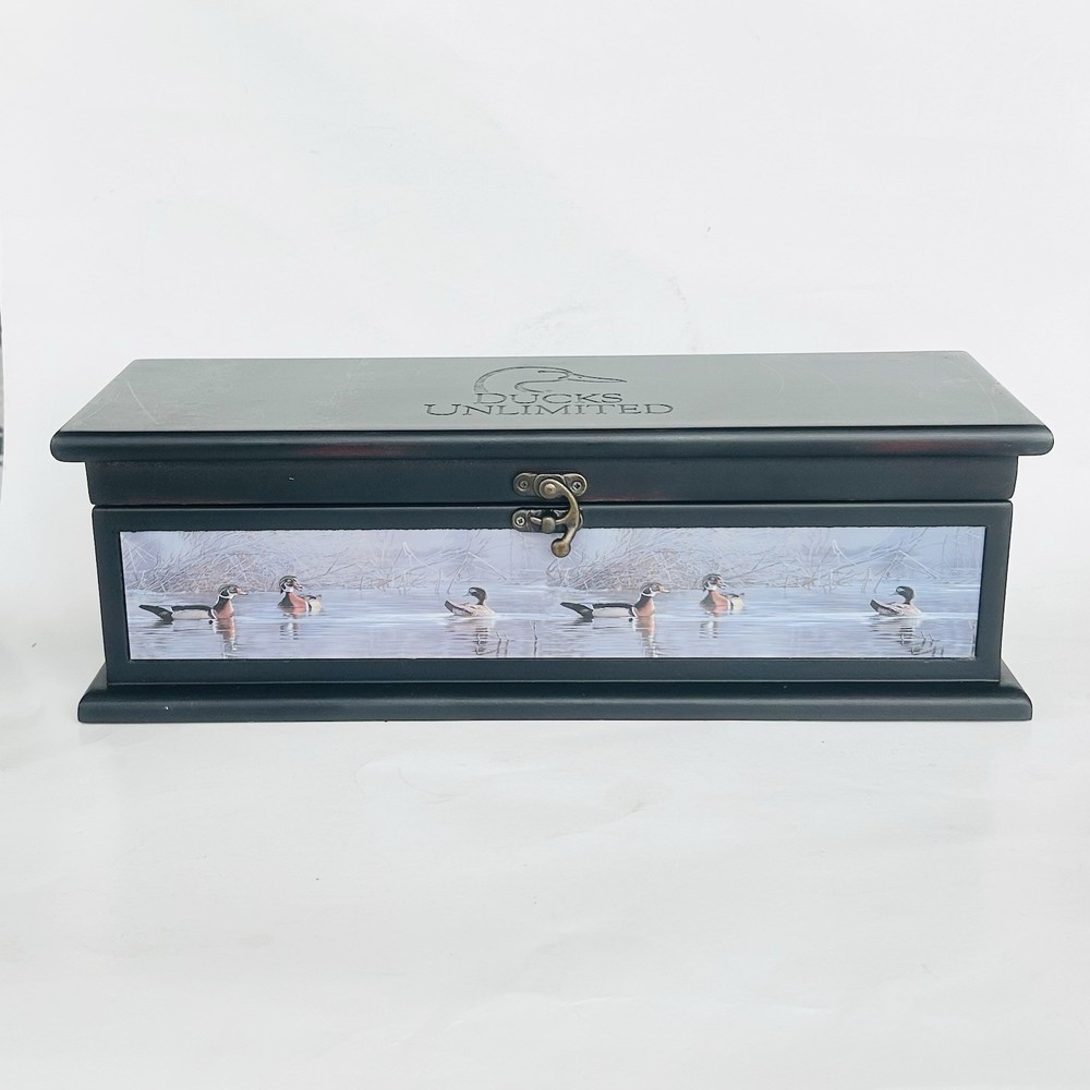 Ducks Unlimited Wine Bottle Gift Box Bar Set