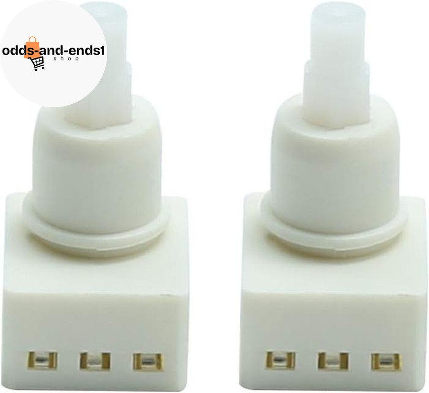 2Pcs Interior Light Switch + 2Pcs Bonus Map Dome Light LED Bulbs Replacement for