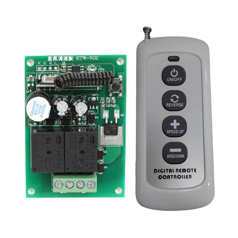 DC12V Motor Controller Kit Speed Regulator Wireless Remote Control Electric NEW