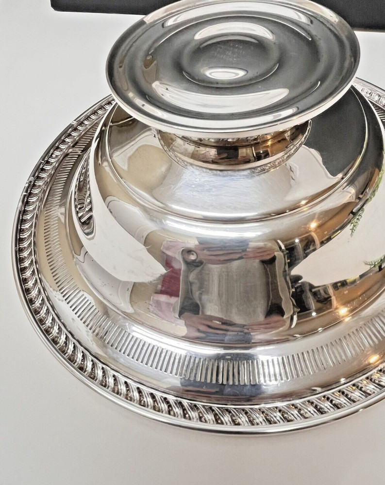 ROGERS Sterling Silver Footed Bowl/Dish Weighted Base 350 Gr. 9" Diameter