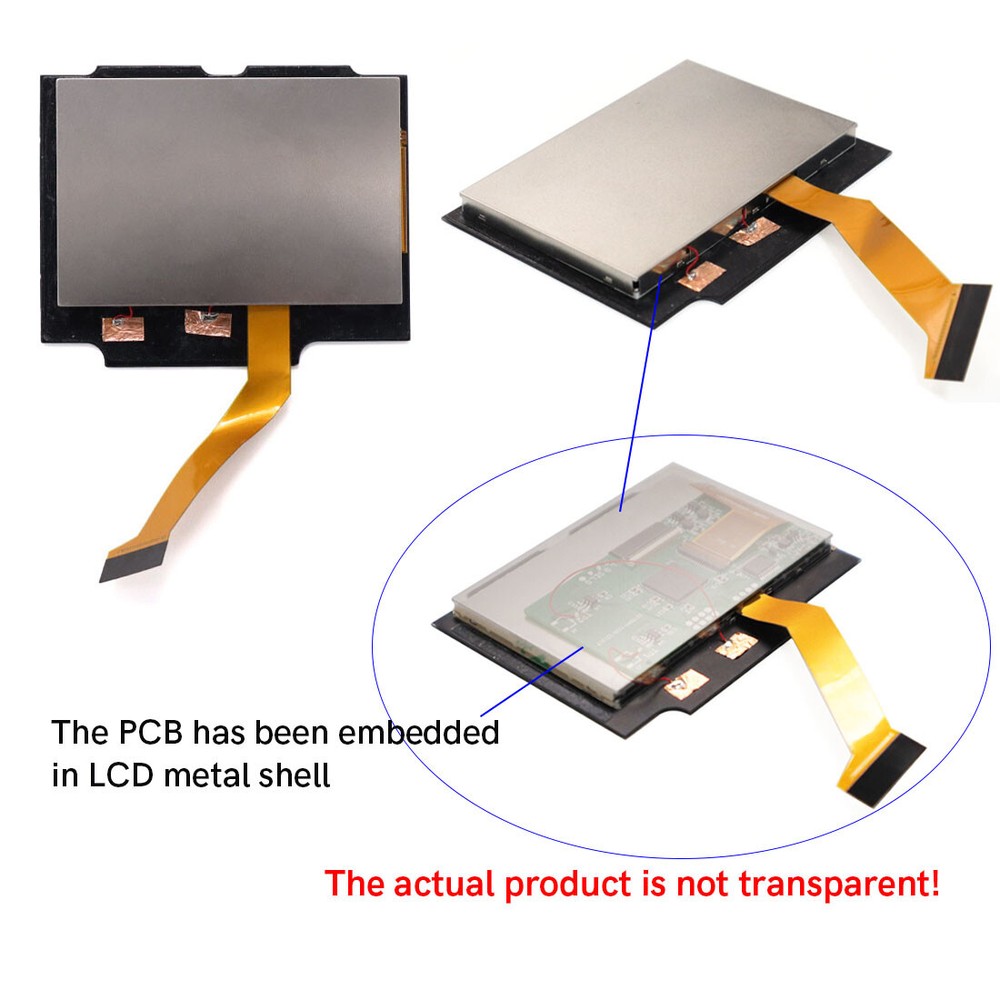 V5 Drop In 720x480 Pre-Laminated Retro Pixel IPS LCD Screen + Shell For GBA SP