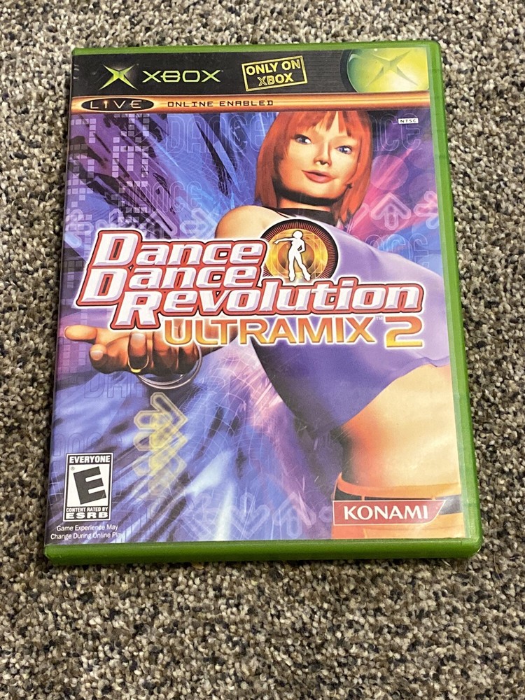 Dance Dance Revolution Ultramix 2 Original Xbox Replacement Case 2004