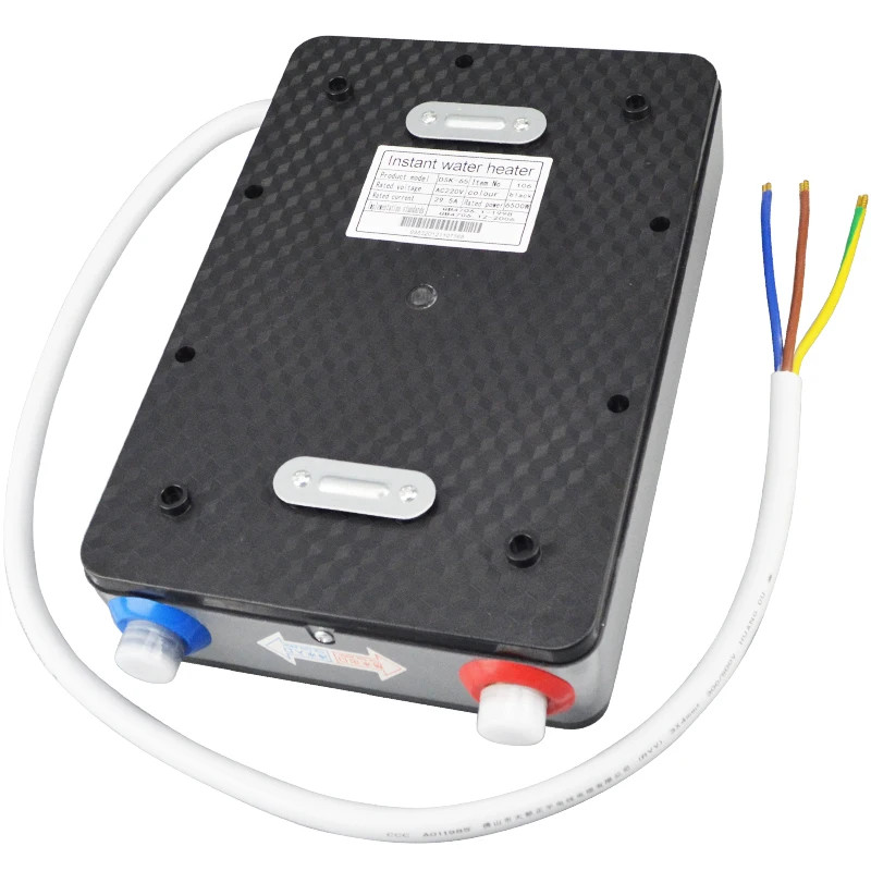 Instant Electric Water Heater 6500W 220V Thermostat Flow Heater Bathroom Heating