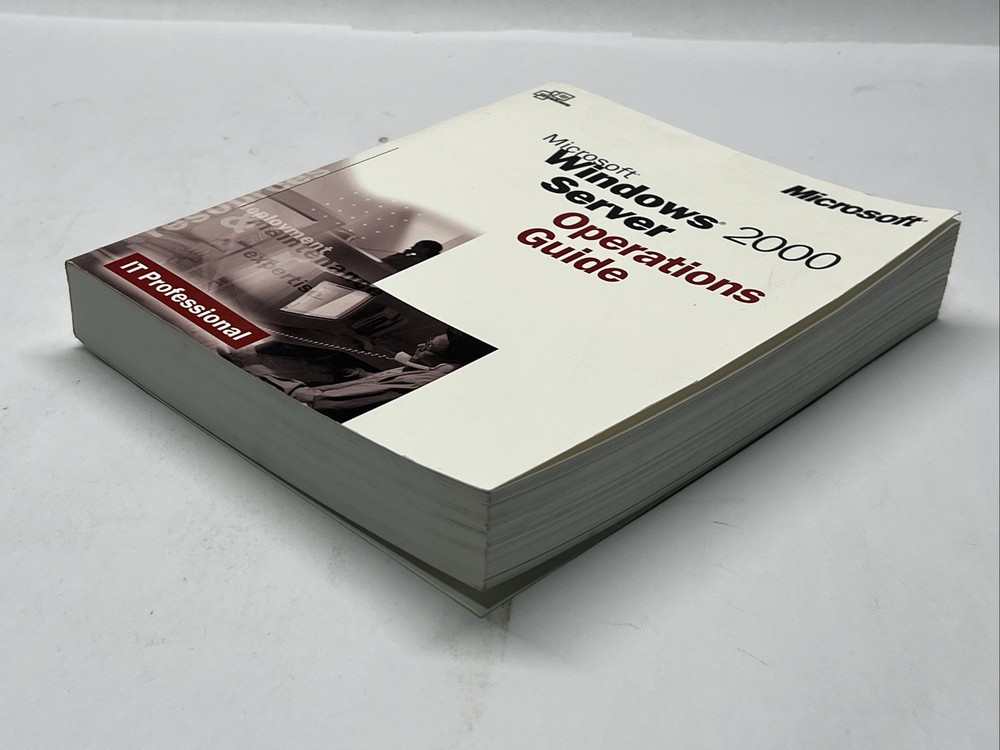 Microsoft Windows 2000 Server Operations Guide IT Professional PAPERBACK VG