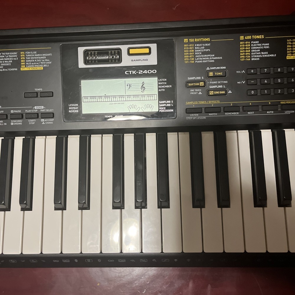 Piano Keyboard Casio CTK-2400 61-key