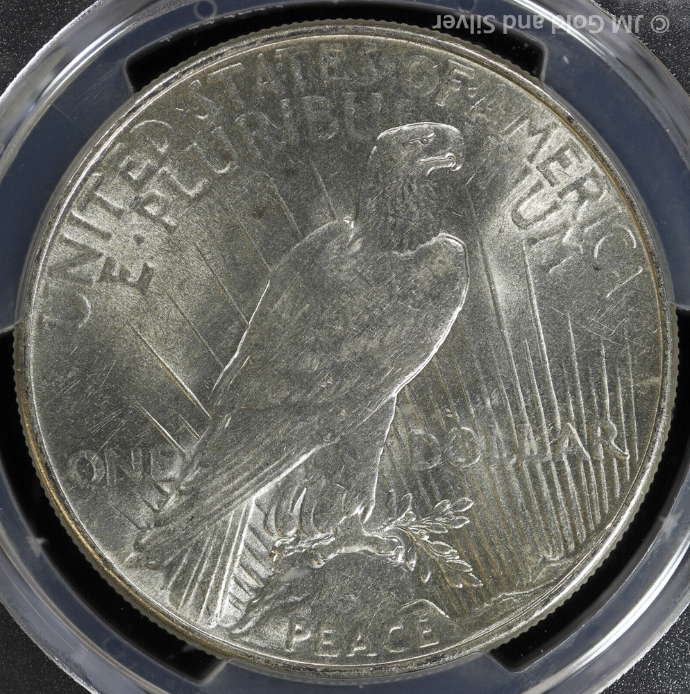 1934-P $1 Peace Silver Dollar PCGS AU 58