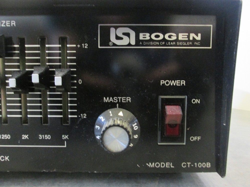 Bogen, Acoustic Equalizer, CTS-100B, Used
