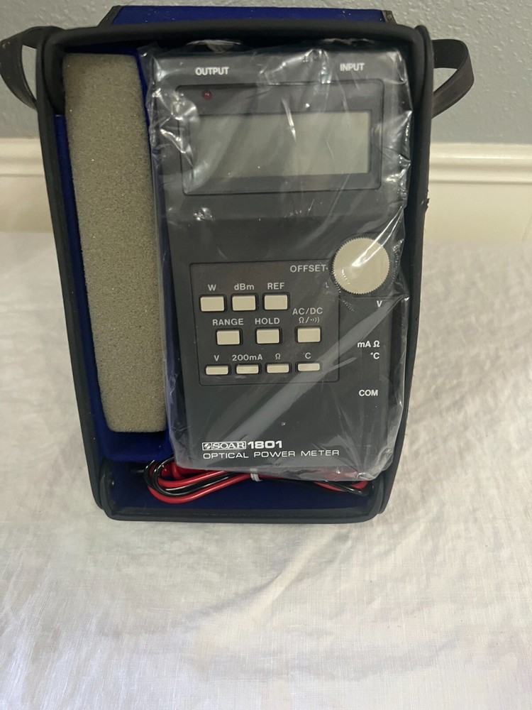 SOAR 1801 OPTICAL POWER METER WITH CASE