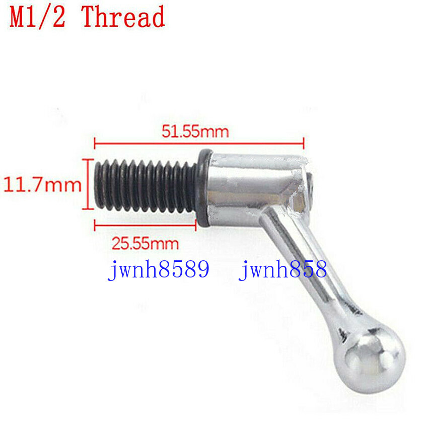 1PCS Milling Machine Part Table Lock Handle And Bolt M1/2 Thread Fit Bridgeport