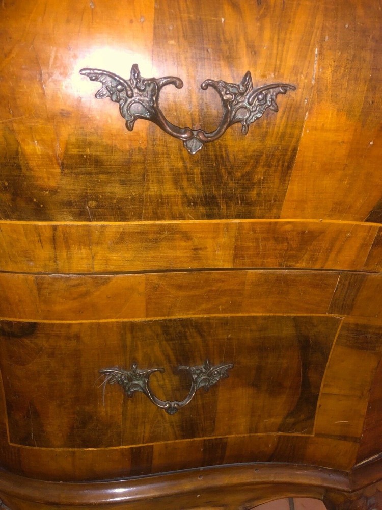 Rare Antique Bombe Secretary