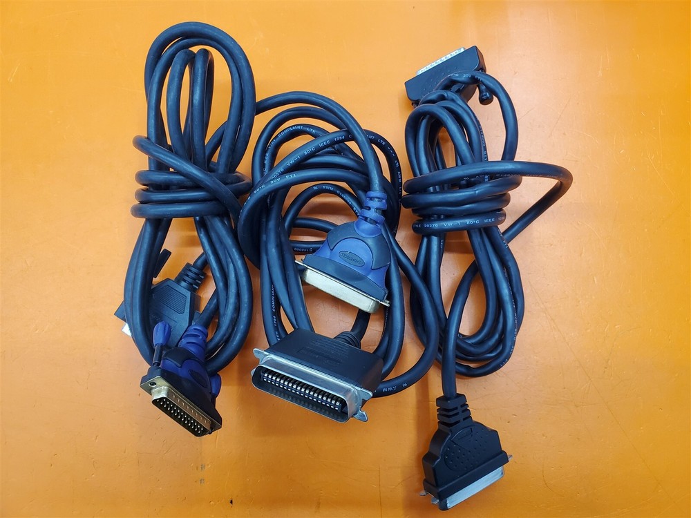 ⭐️⭐️⭐️⭐️⭐️ **Lot of 3** 10ft Black Parallel Cables