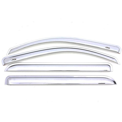 Auto Ventshade Ventvisor Deflector; Chrome; Outside Mount; 4 for Chevrolet 2014
