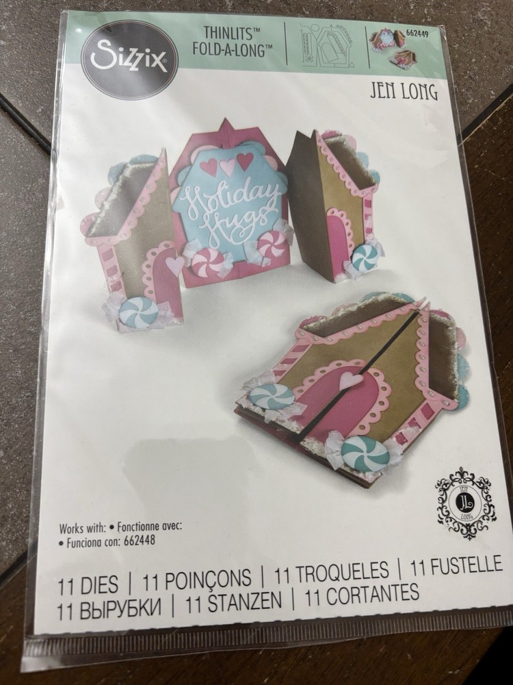 Sizzix Die Jen Long Gingerbread Card