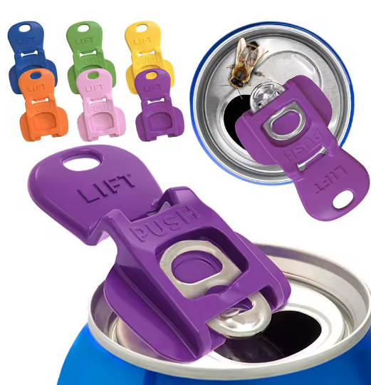 12Pcs Beverage Soda Protector Can Opener Color Coded Drink Shield New Original