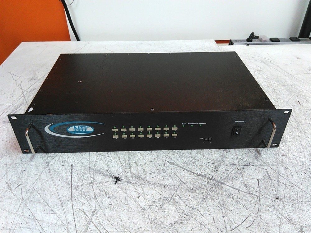 Network Technologies Inc UNIMUX-USBV-16O USB KVM Switch No PSU