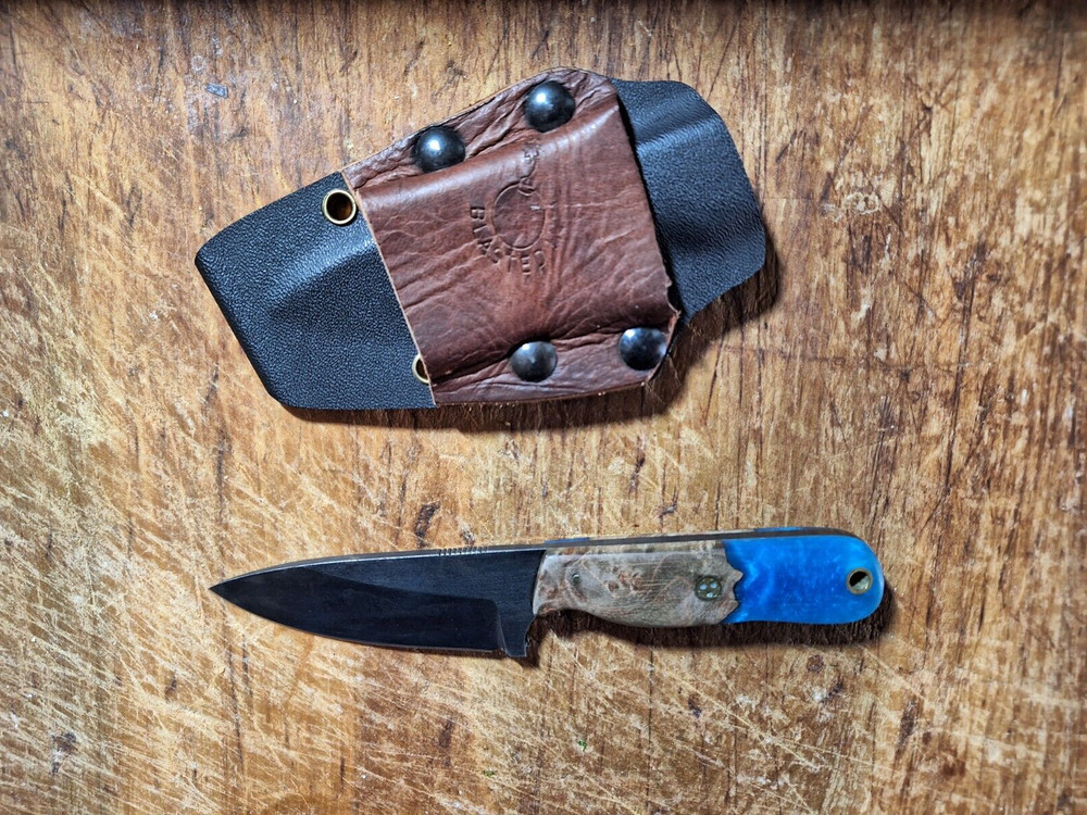 Blasted Hills Knife - Canyon - D2 , Custom handmade