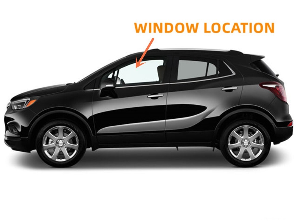 Driver/Left Side Front Door Window Glass For 2013-2022 Buick Encore