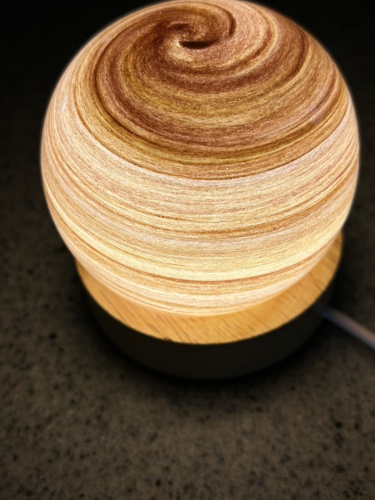 Bedside Planet Design Glass Nightlight USB NEW!