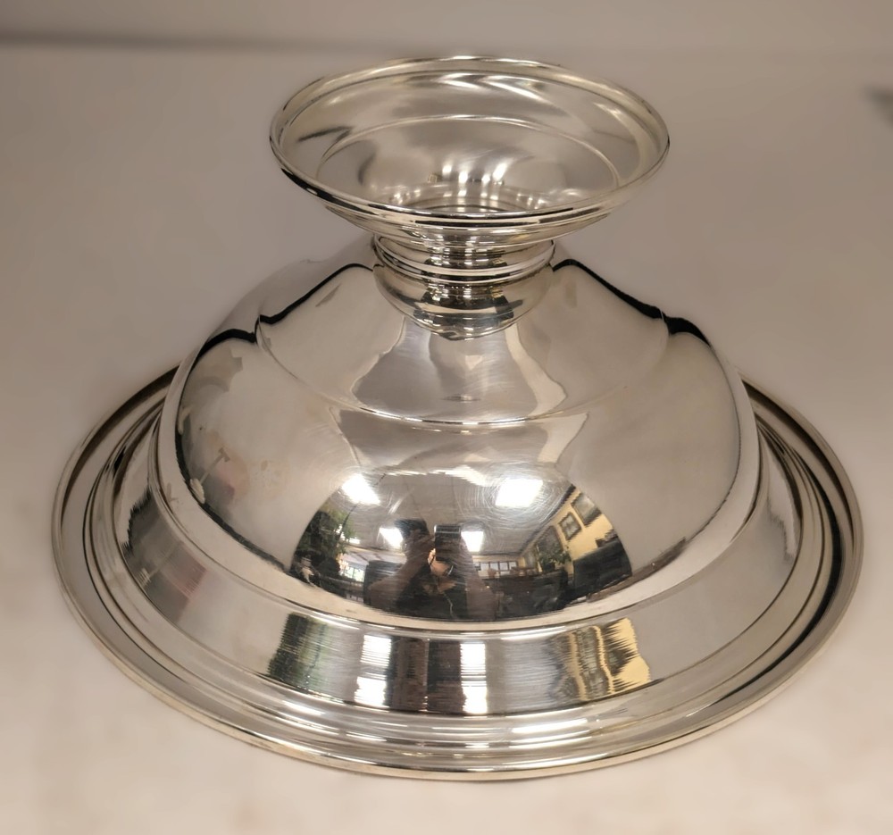 Sterling Silver Bowl, 9-1/4'' Diameter-4-3/4'' High