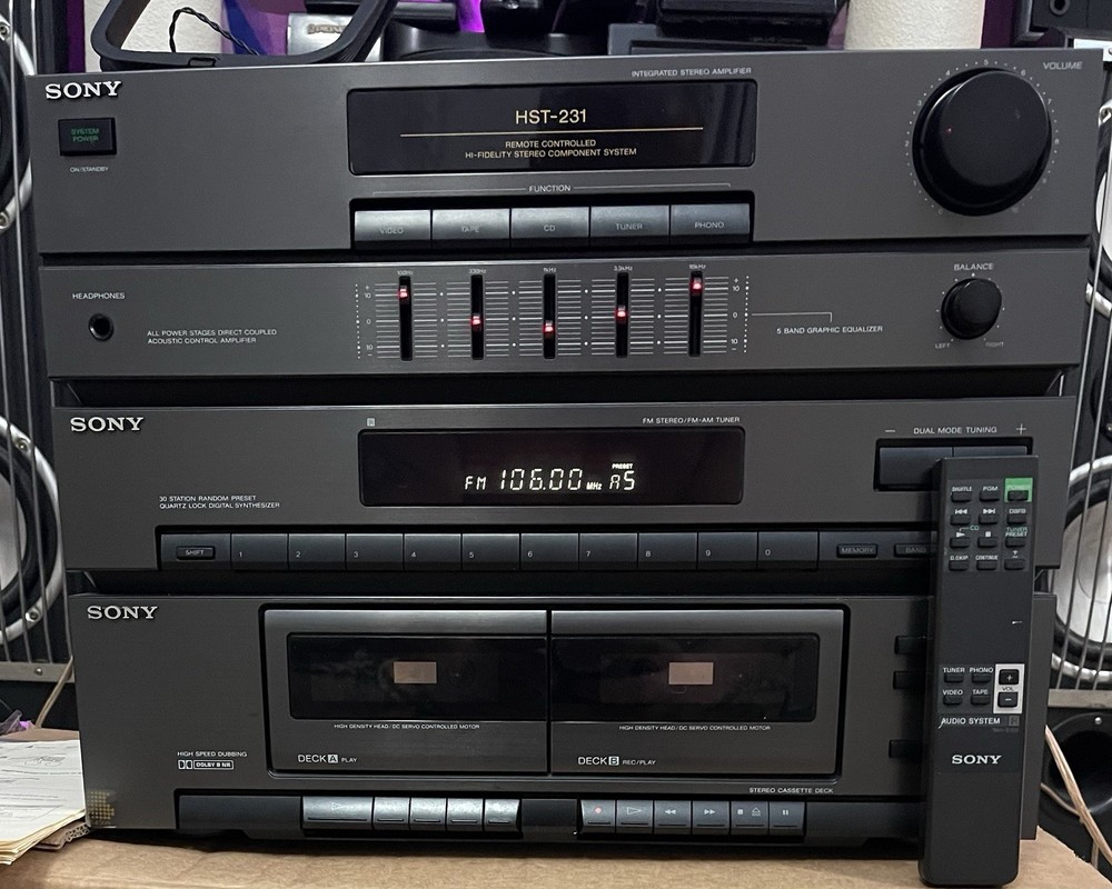 Sony  HST-231 Controlled Hi-Fi Stereo Component System