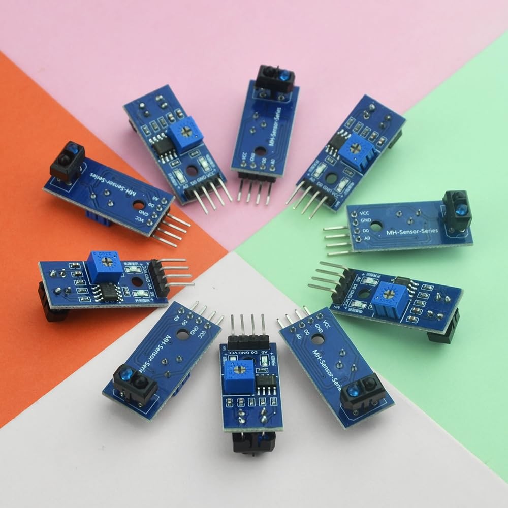 10 PCS TCRT5000 IR Photoelectric Sensor 3.3-5V Obstacle Avoidance Module