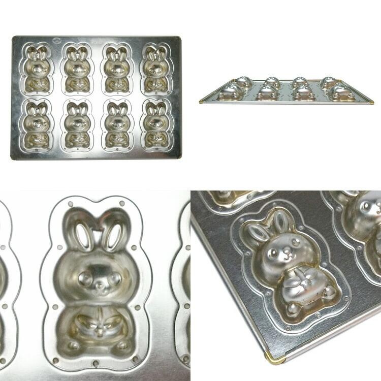 Handwork Tool Cake Mold Rabbit made in JAPAN Silver Matsunaga