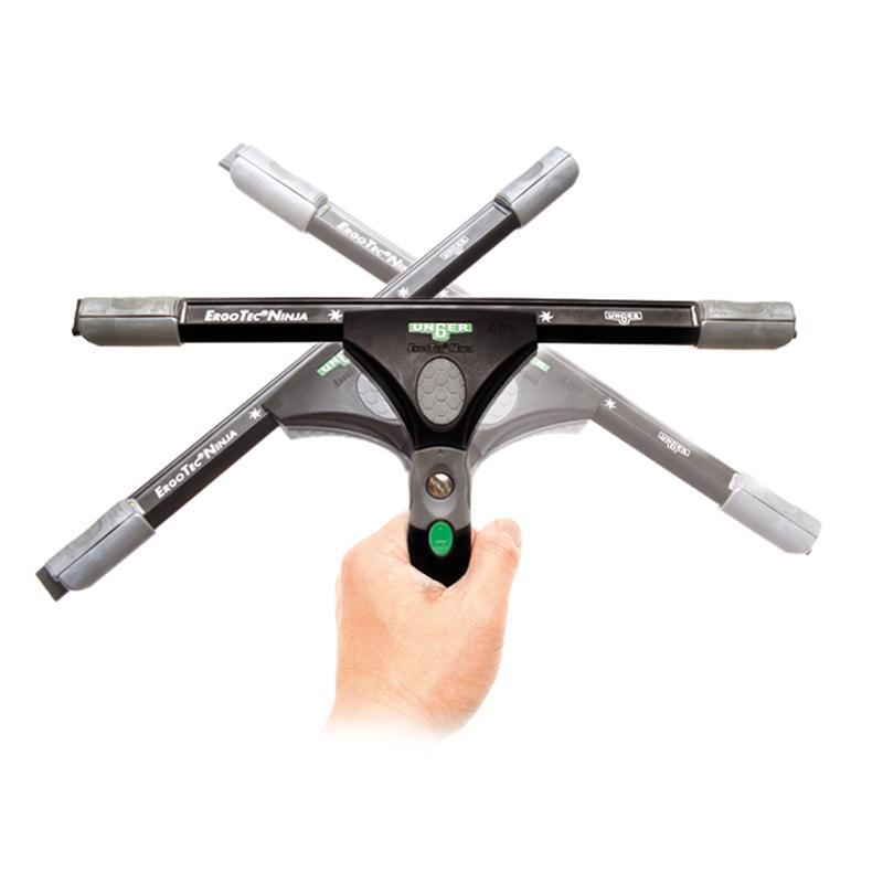 Unger Ninja Window Cleaning Squeegee Complete - Choose Your Size