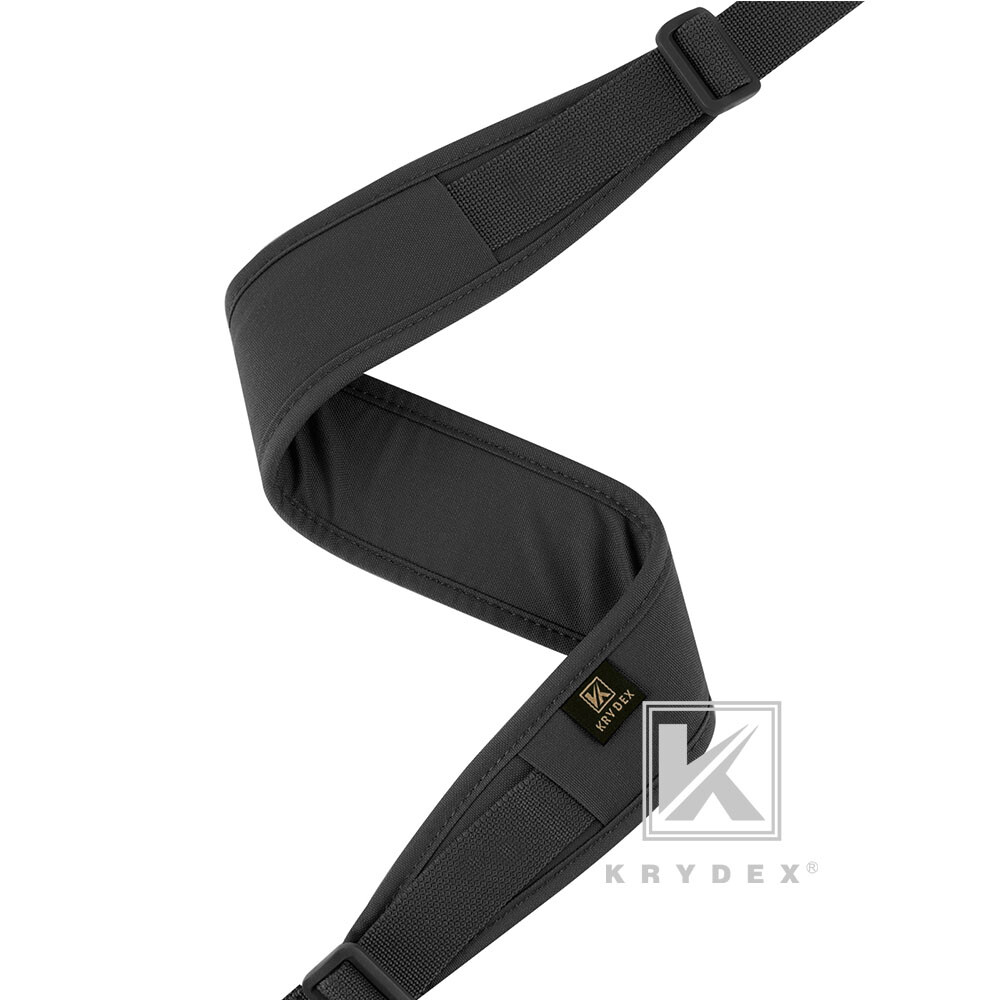 KRYDEX Tactical Sling Modular Slingster Pull Tab 2-Point Sling Adjustable Black